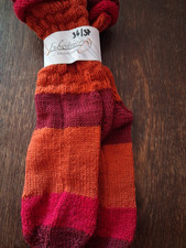 tolle Handgestrickte mehrfabige  Socken,  Gr 36/37 -NEU-