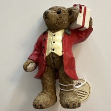 Gilde Teddybären Handwerk mit Geschenk Bären  Handarbeit gemalt Sammler 