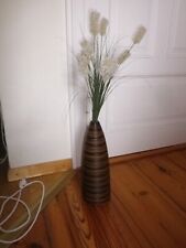 Bodenvase Holzvase Deko Vase Dekovase Blumenvase Holz 