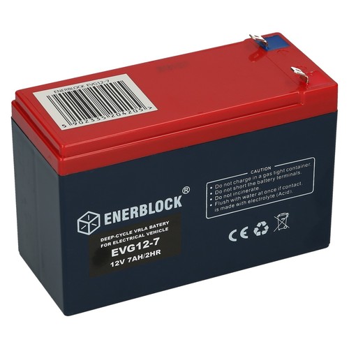 Enerblock 12v 7ah gel batterie - gel,