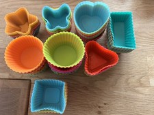 Silikon Muffinformen Verschiedene Formen 72 Stück Cupcake Backbecher