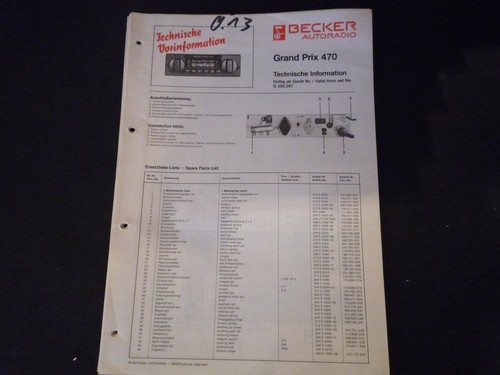 Original service manual - original,