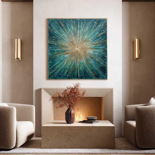 Abstrakte acrylgemälde - abstrakte,