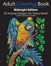 Adult Coloring Book: Midnight