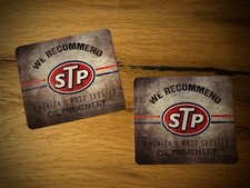 2x STP Aufkleber Vintage Retro