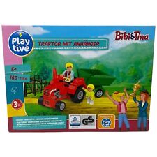 BIBI & TINA Traktor Klemmbausteine Blocksberg Play Tive INKgrafiX TOYS A164
