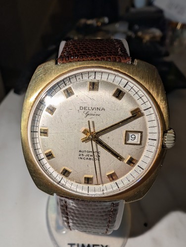 Vintage delvina herrenuhr - vintage, 25