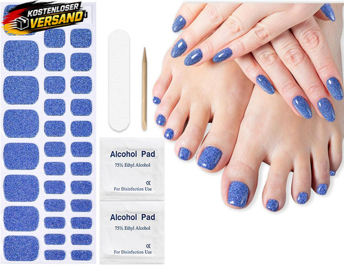 Nagelfolie gel nägel set - nagelfolie, uv