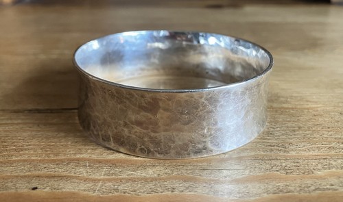 Silber 900 armreif gehämmert - armreif,