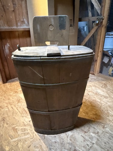 Antike traubenbütte holz - antike, traubenbütte,