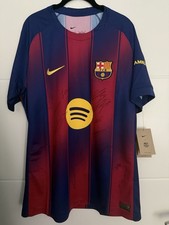 TEAM SIGNED Barcelona Shirt 25/26 Trikot Mannschaft Signiert Autogramm Autograph