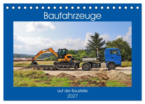 Baufahrzeuge auf der baustelle - der,