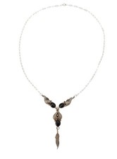 Collier mit Onyx Cabochons