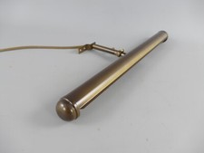 Bilderleuchte Vintage Messing brüniert Wandlampe verstellbar B.43cm Antik Stil