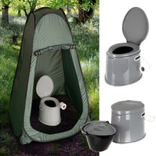 5L CAMPINGTOILETTE & TRAGBARES ZELT POP UP OUTDOOR DUSCHE UMKLEIDEN PRIVATSPHÄRE ZIMMER 