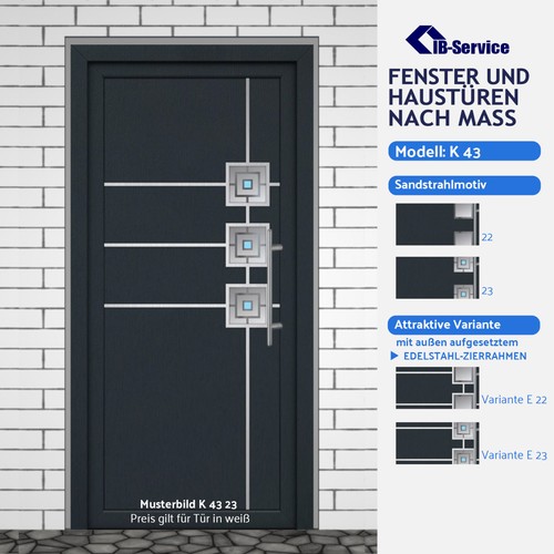 Schüco kunststoff haustür - schüco, k