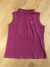 Girls Golf Polo ohne Arm pink Gr. XL ( 38/40 )