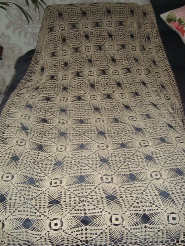 Tischdecke handarbeit - tischdecke,
