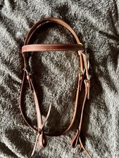 Westerntrense Kopfstück Trense Westernreiten Gr. Cob Braun Neu mit Etikett