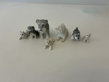 7 Plastik-Tierfiguren mit