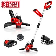 WALTER 3-in-1 Akku-Rasentrimmer 20 V Rasenkantenschneider Motorsense Freischneid