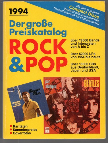 Der große preiskatalog rock - der,