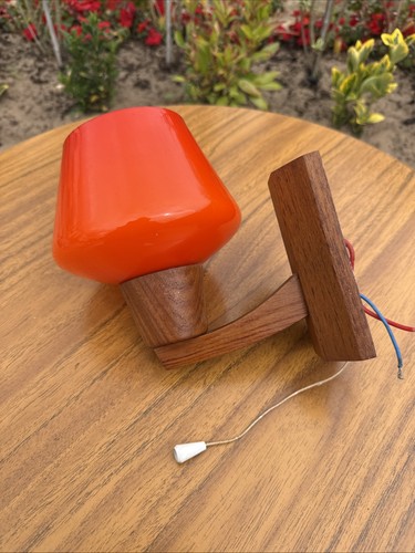 Vintage wandleuchte teak - vintage,