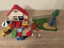 Playmobil Wohnhaus und Spielplatz inkl. Karussell ( 4132 ) mit ganz viel Zubehör