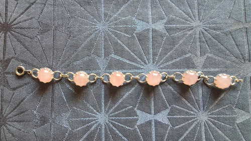 Rosa opal armband 835 silber - rosa,