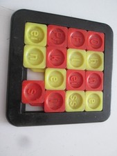 Schiebefax DDR Plastik gelb