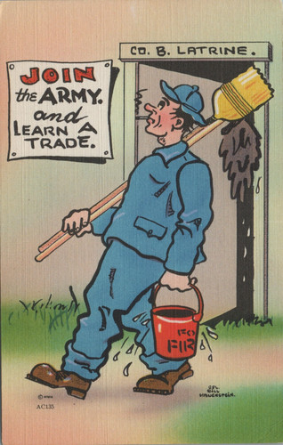 Join the army and - the,