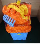 Burgeimerset Eimergarnitur Sandeimer Gießer Schaufel Rechen Sieb  7 tlg. Neu