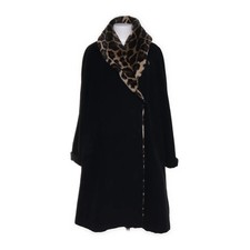 Niedieck Jolipel, Mantel, Damen, Größe: 44, Schwarz/Mehrfarbig #csm