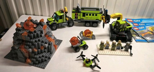 Lego city 60124 vulkan - lego,