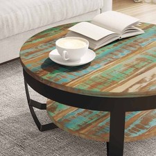 Couchtisch rund recyceltes - couchtisch,