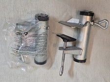 2x Balkon Schirmhalter B – Sonnenschirmhalter Geländer – 1x neu, 1x gebraucht
