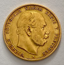 10 Mark Gold 1879A,  Wilhelm I