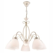 Hängeleuchte Shabby Weiß