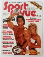 SPORT REVUE 7/1987 #223 inkl. Poster (Bodybuilding, Ferrigno, Schwarzenegger)