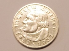 DRITTES REICH 5,- Mark 1933 A