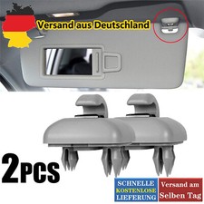 2x Sonnenblende Clip Haken Halterung Halter Für Audi A1 A3 A4 A5 Q3 Q5 B6 B7 B8