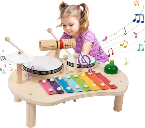 Kinder schlagzeug set holz - schlagzeug,