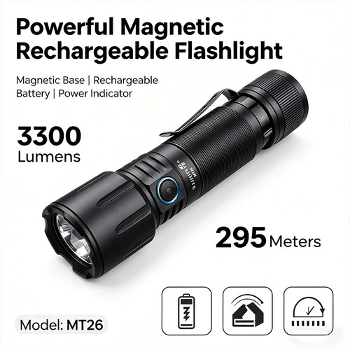 Magnetische trustfire 3300lm - magnetische,