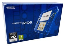Nintendo 2DS Blau Transparent