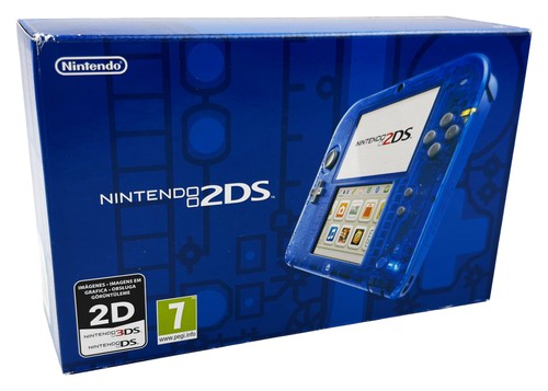 Nintendo 2ds blau transparent - nintendo,