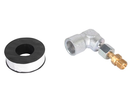 Herdanschluss rechts auf - 1/2",