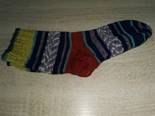 Wollsocken handgestrickt Größe 38/39
