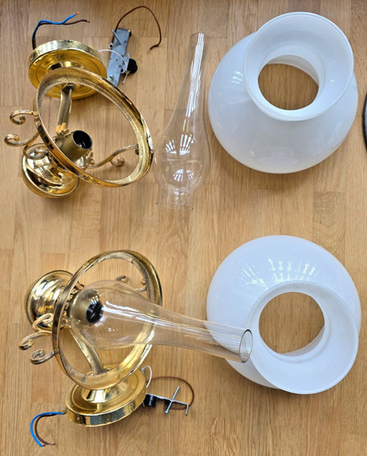 Wandlampen glas - 2, /