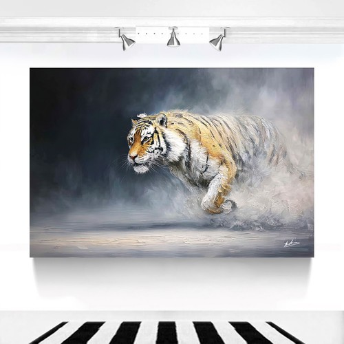 Xxl leinwand bild tiger natur - bild,