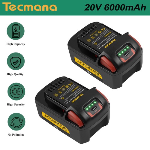 6000mah 20v ion akku - 20v,